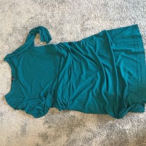 Talbots teal dress